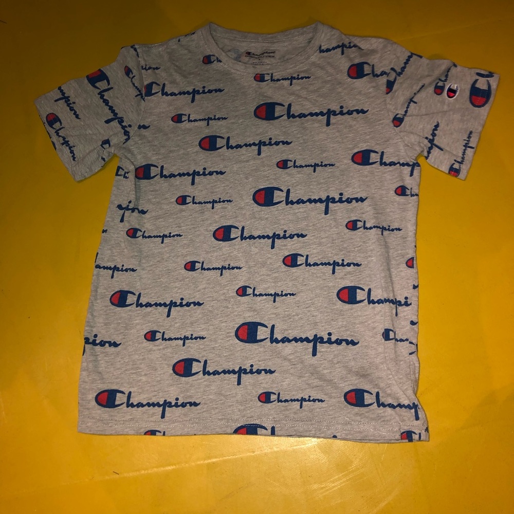 Grey champion shirt
